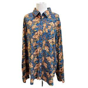 Paisley & Gray Slim Fit Floral Button Up Men's Size XXL/19